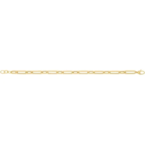 9ct Yellow Gold Hollow Bracelet 6.2g